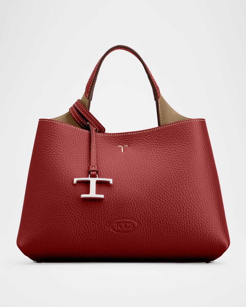 Micro Leather Top-Handle Bag